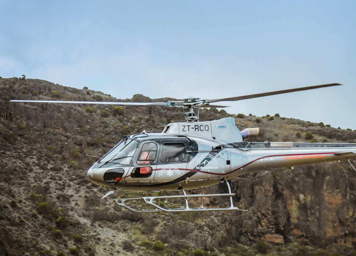 HELICOPTER SERVICES ON MOUNT KILIMANJARO